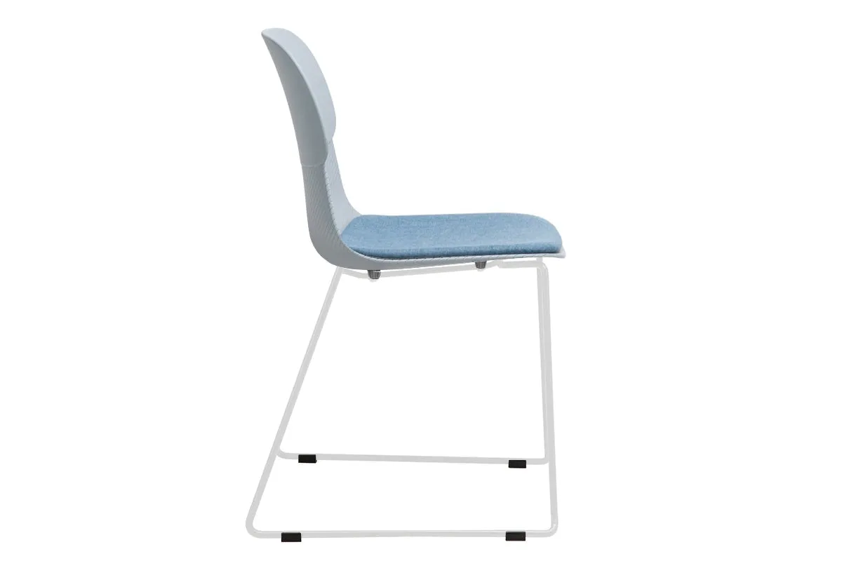 Sammy Plastic Chair - Sled Base