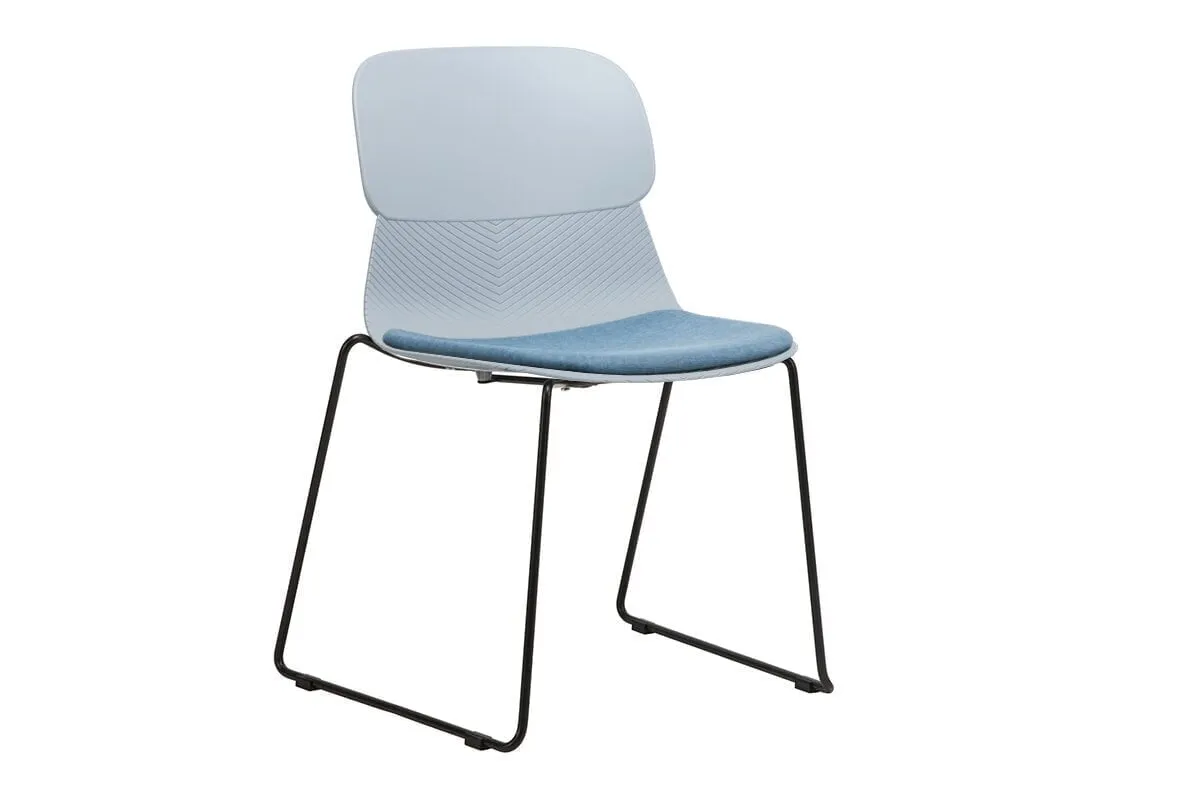 Sammy Plastic Chair - Sled Base