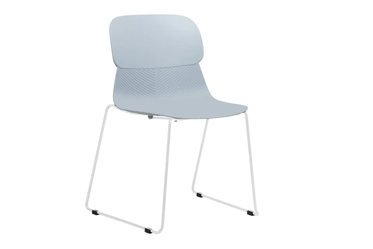 Sammy Plastic Chair - Sled Base