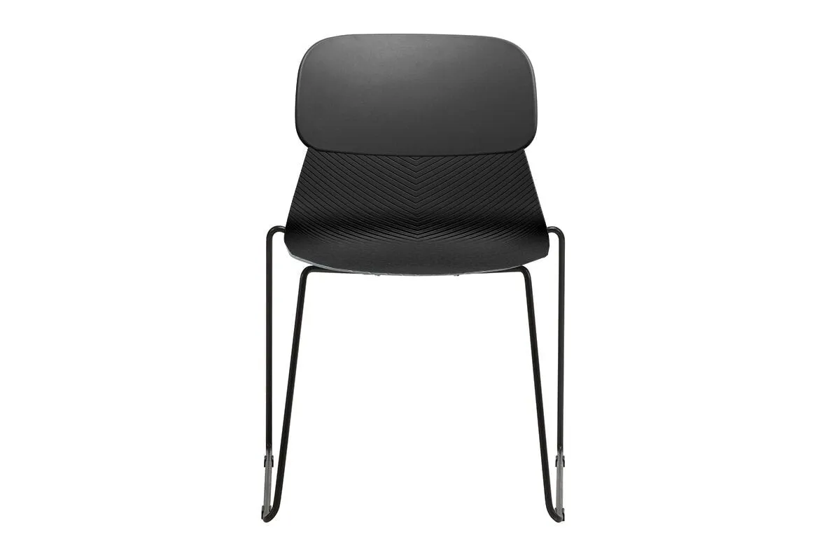 Sammy Plastic Chair - Sled Base