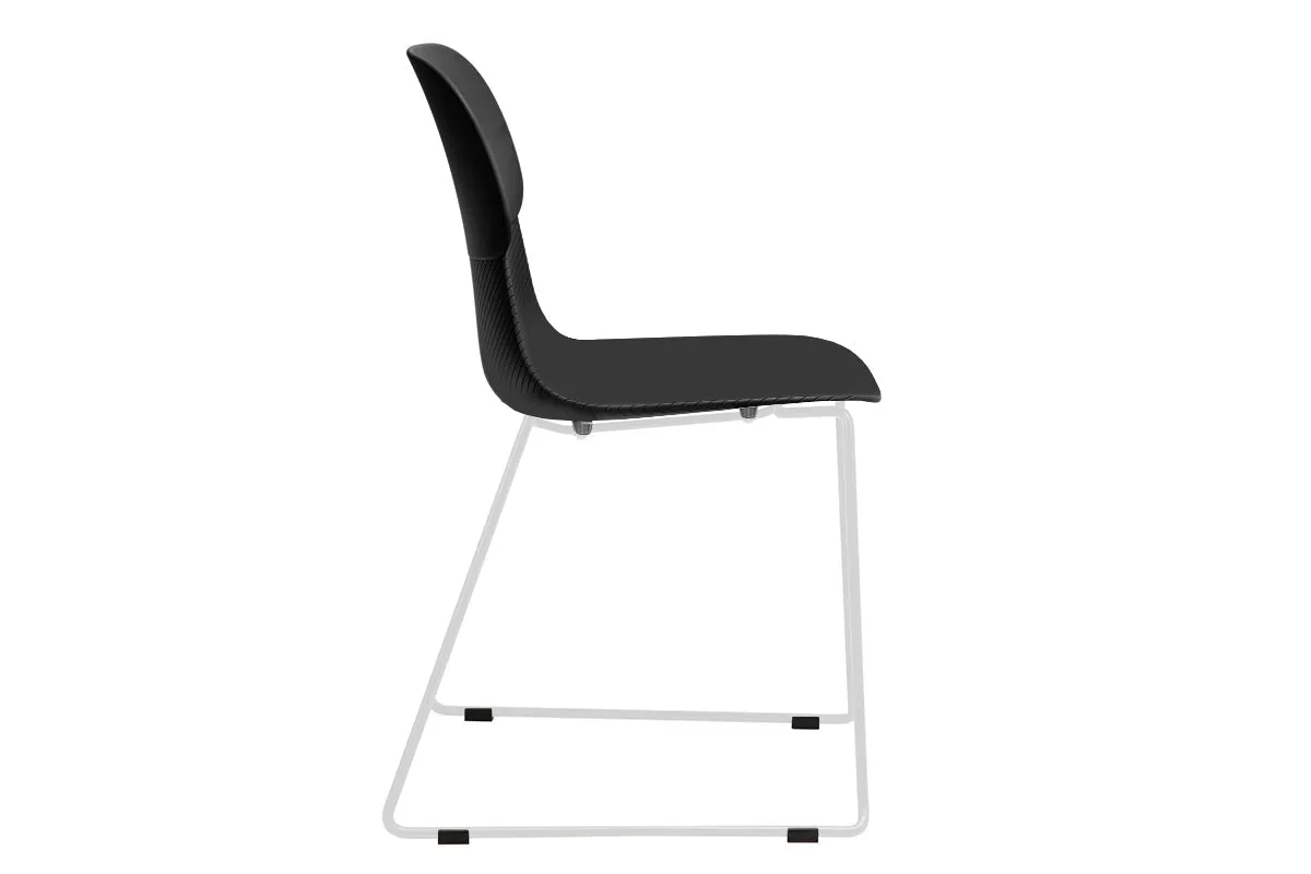 Sammy Plastic Chair - Sled Base