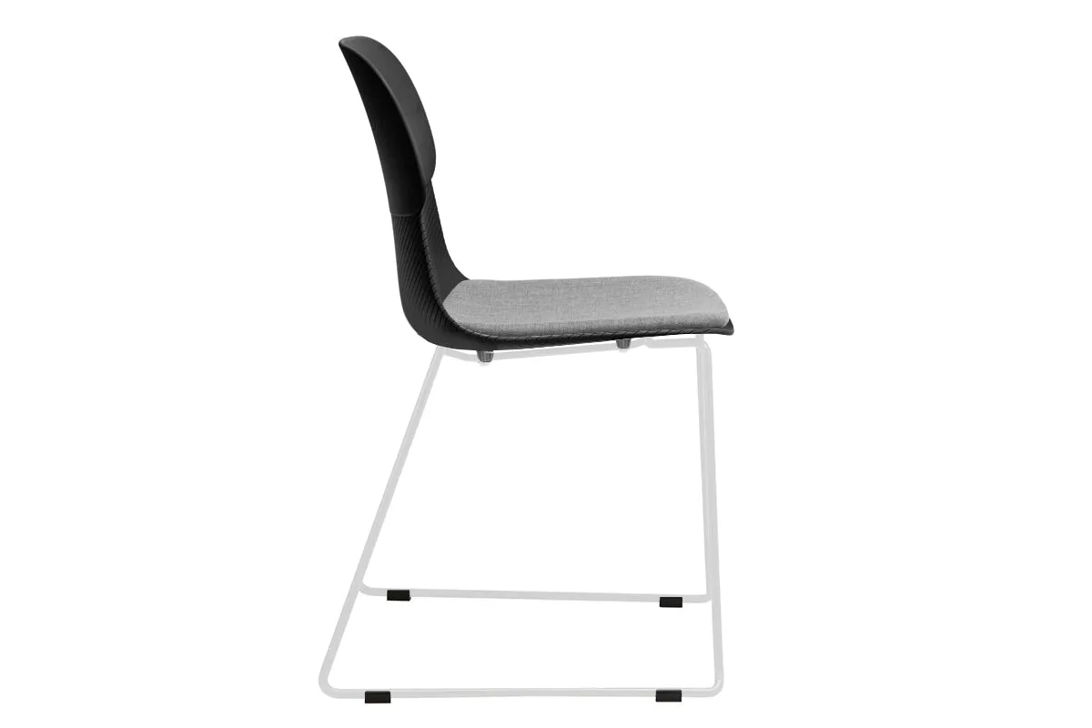 Sammy Plastic Chair - Sled Base