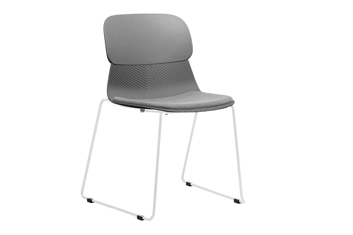 Sammy Plastic Chair - Sled Base