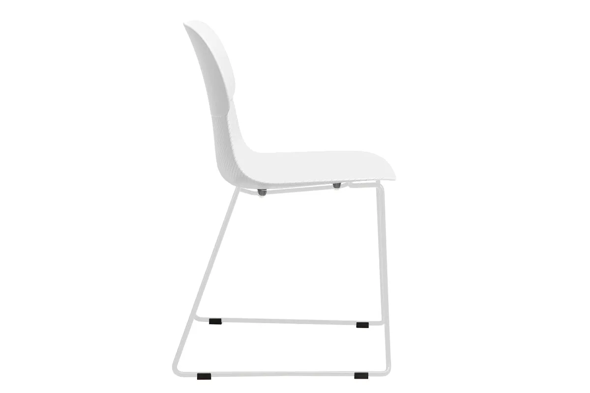 Sammy Plastic Chair - Sled Base