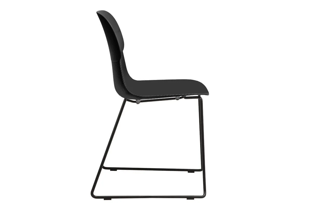 Sammy Plastic Chair - Sled Base