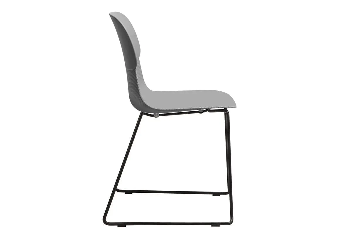 Sammy Plastic Chair - Sled Base