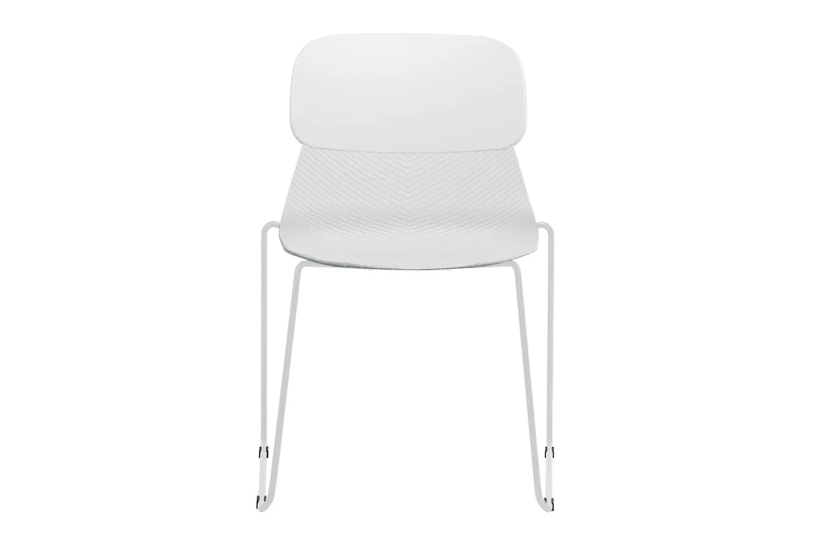 Sammy Plastic Chair - Sled Base