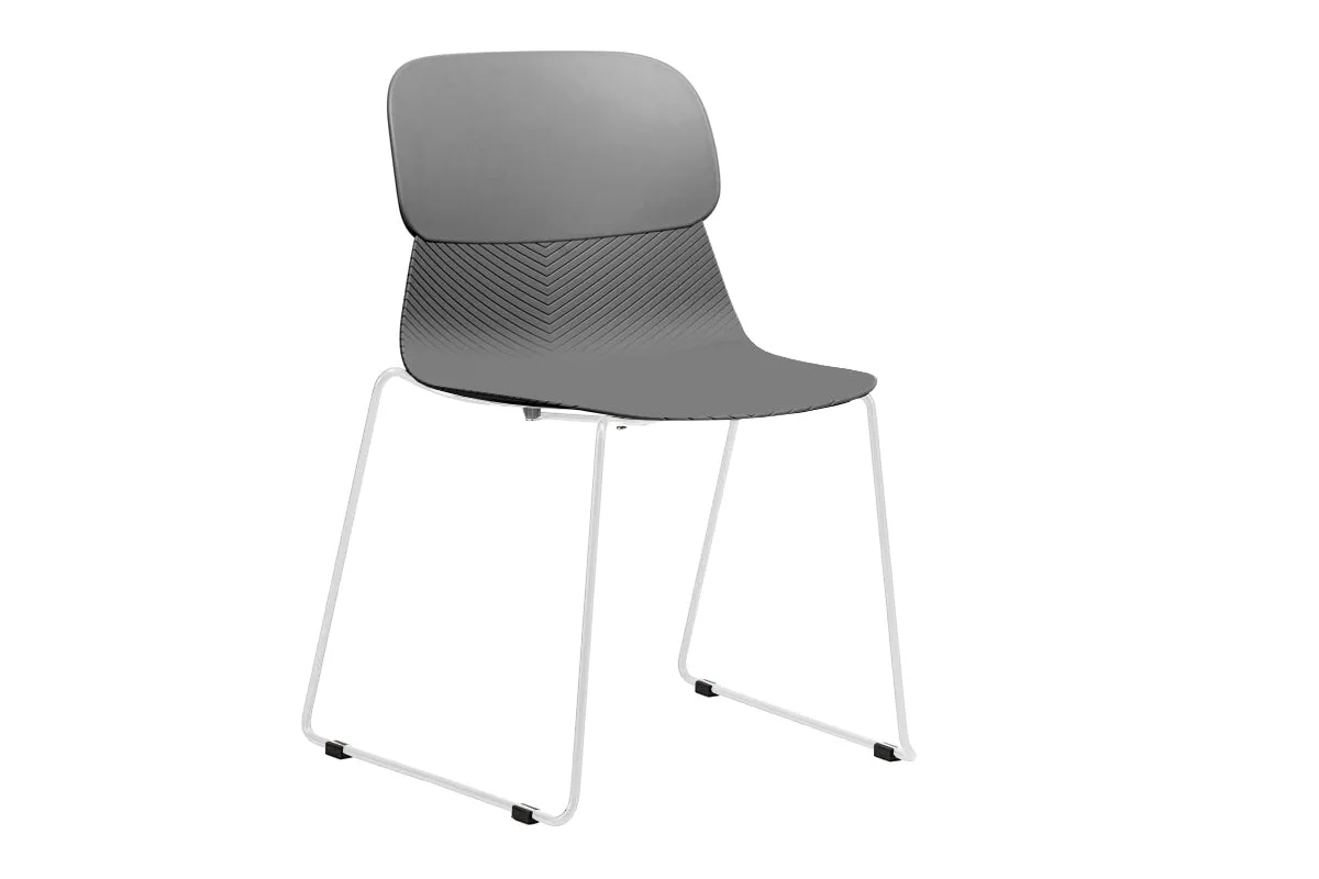 Sammy Plastic Chair - Sled Base
