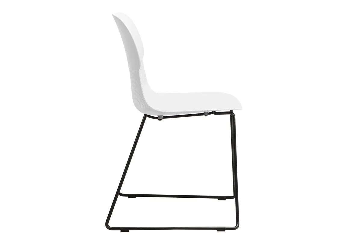 Sammy Plastic Chair - Sled Base