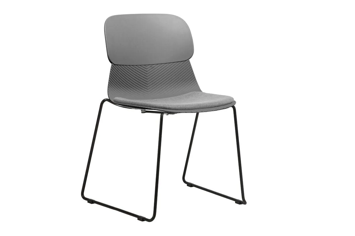 Sammy Plastic Chair - Sled Base