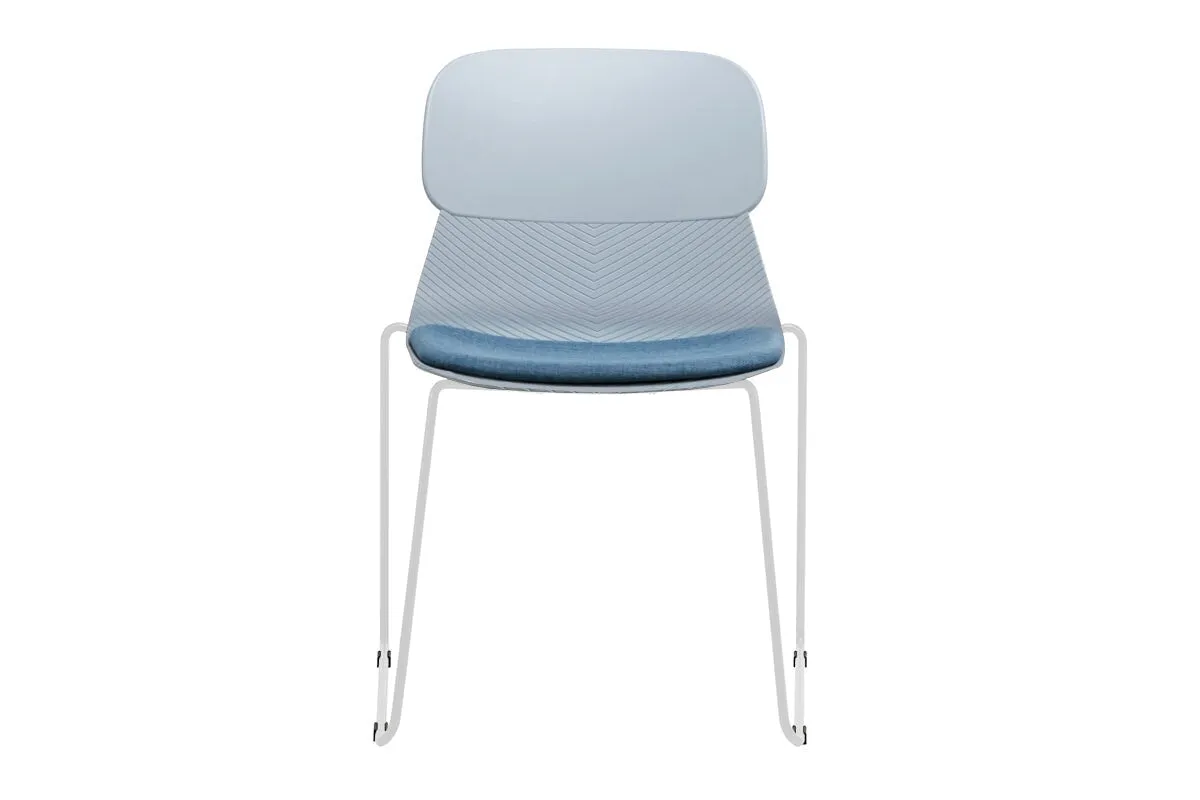 Sammy Plastic Chair - Sled Base