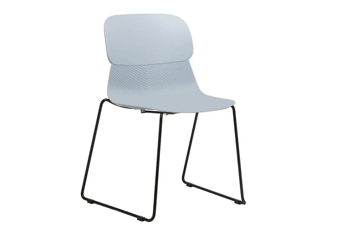 Sammy Plastic Chair - Sled Base