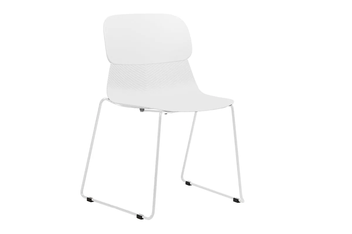 Sammy Plastic Chair - Sled Base