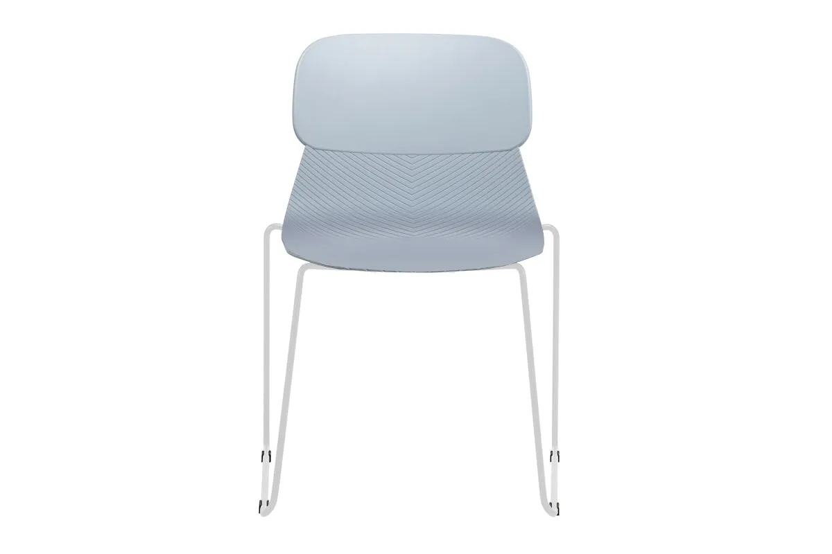 Sammy Plastic Chair - Sled Base
