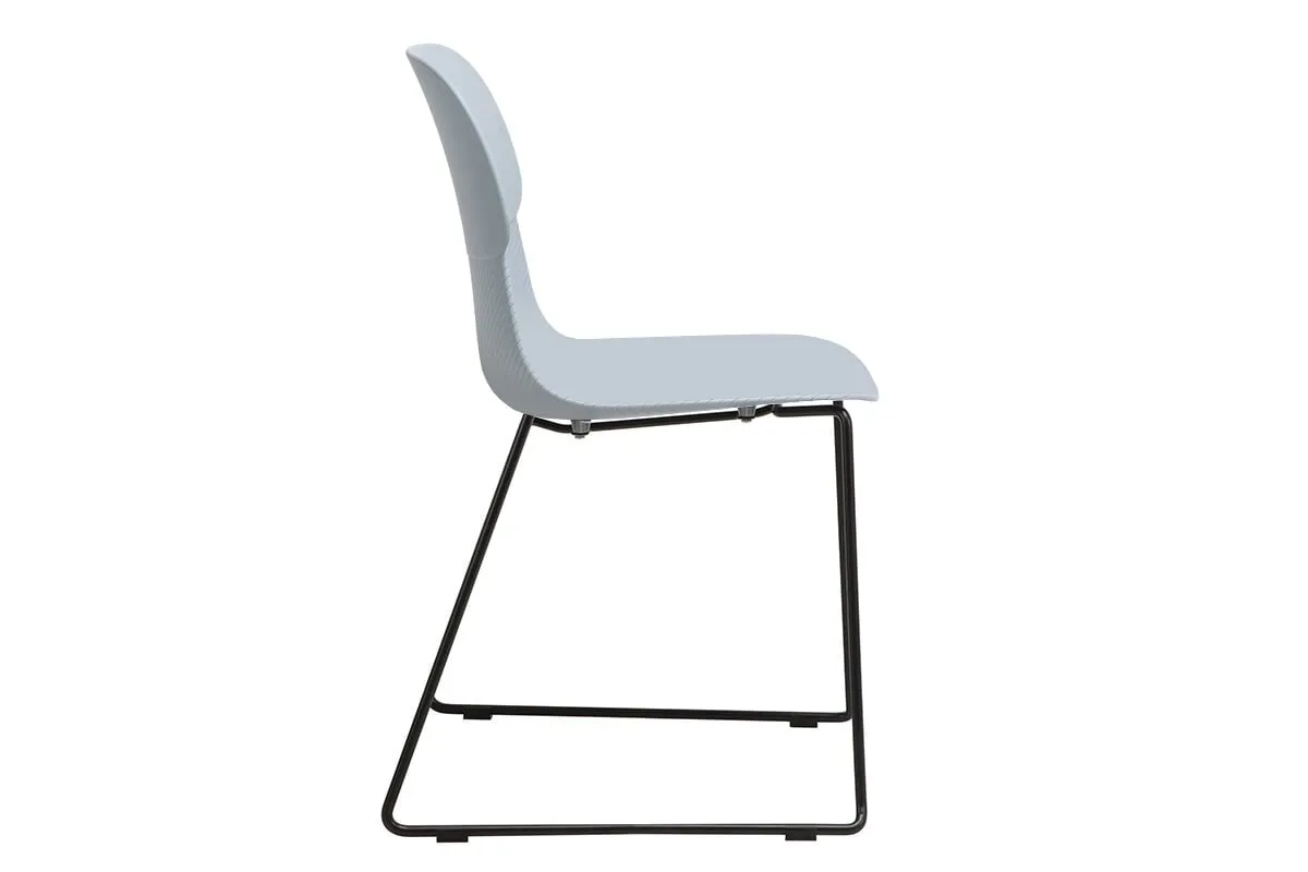 Sammy Plastic Chair - Sled Base