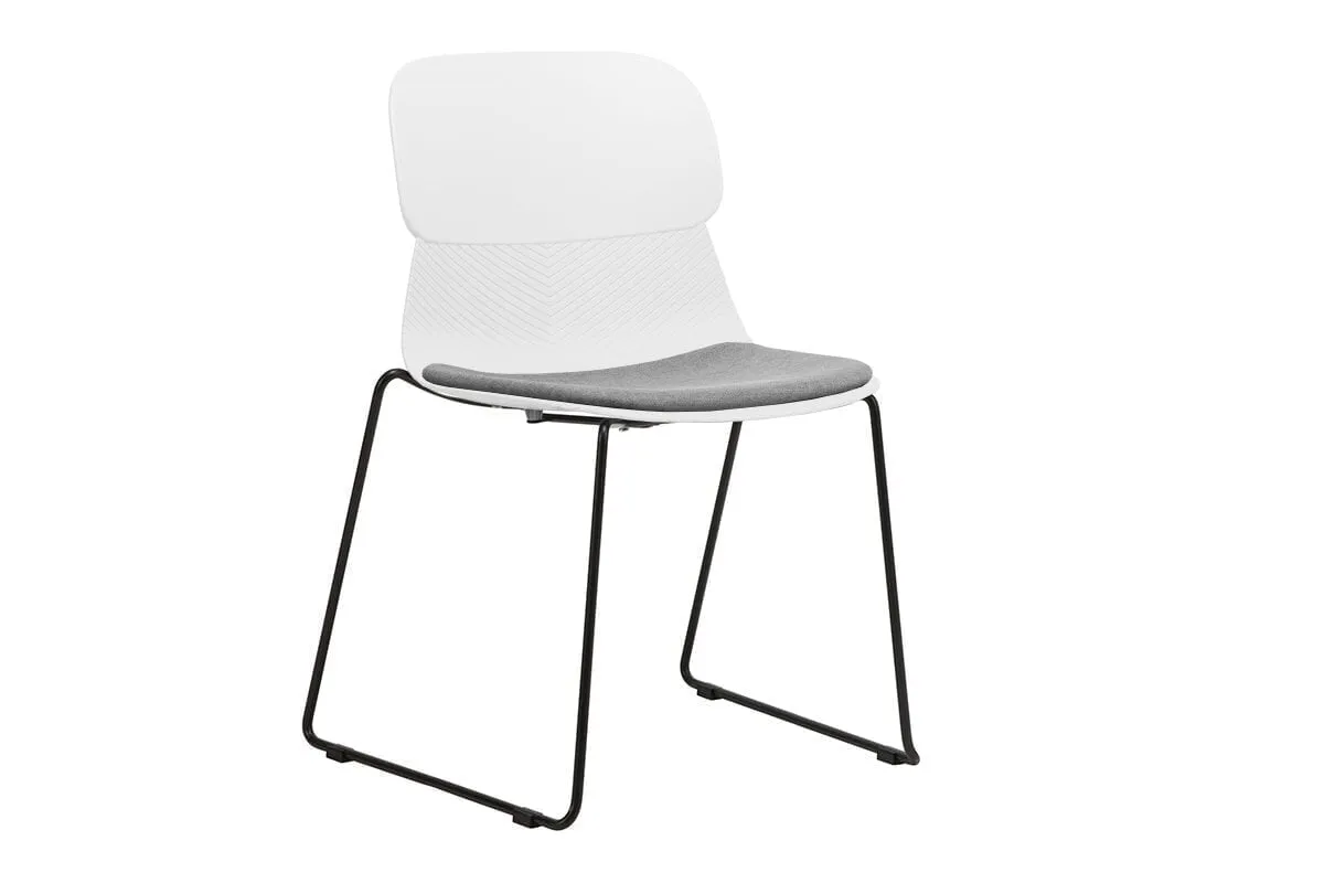 Sammy Plastic Chair - Sled Base