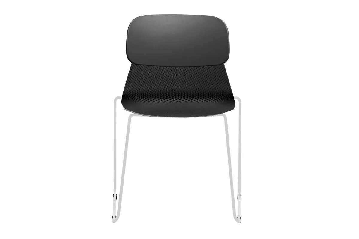 Sammy Plastic Chair - Sled Base