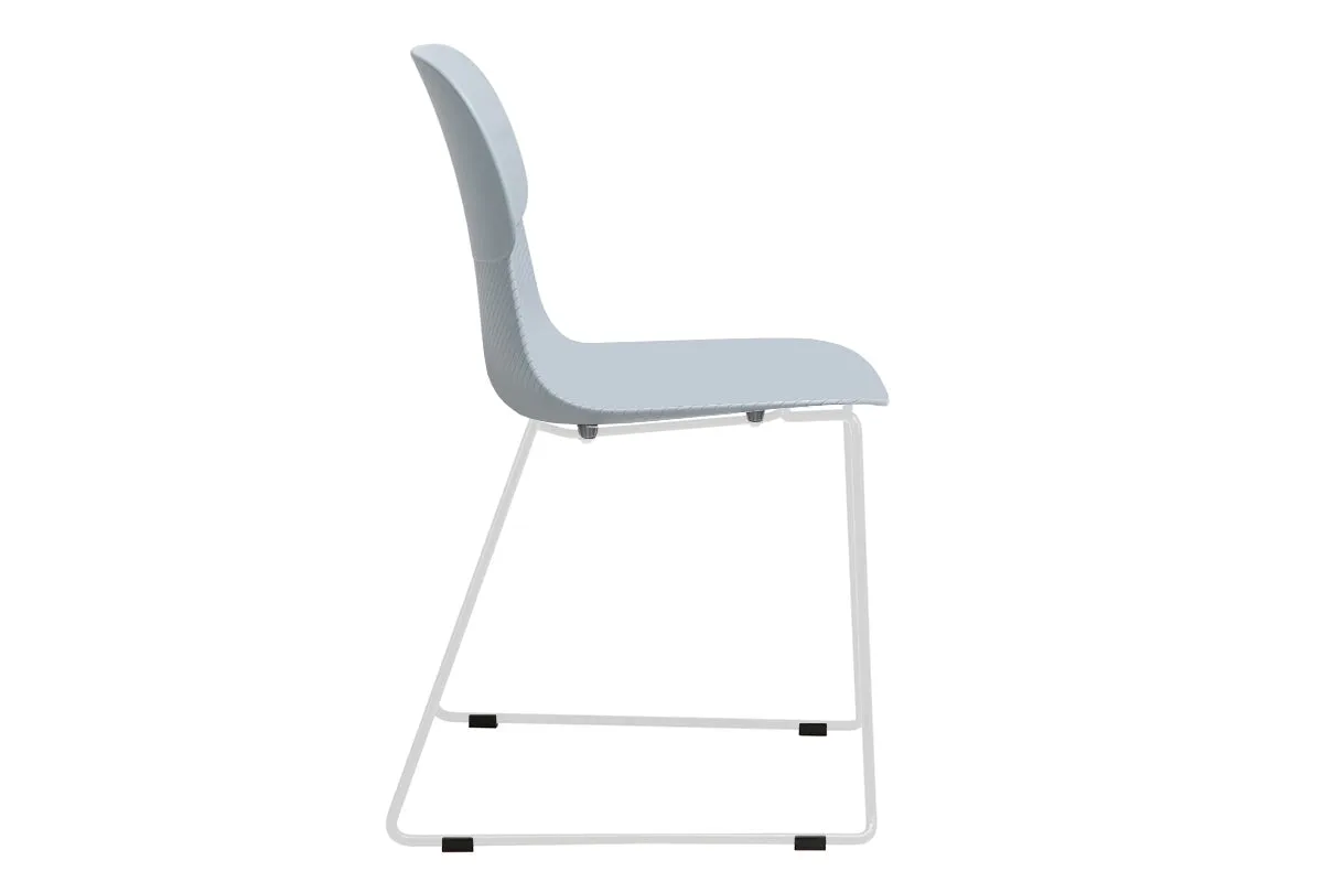 Sammy Plastic Chair - Sled Base