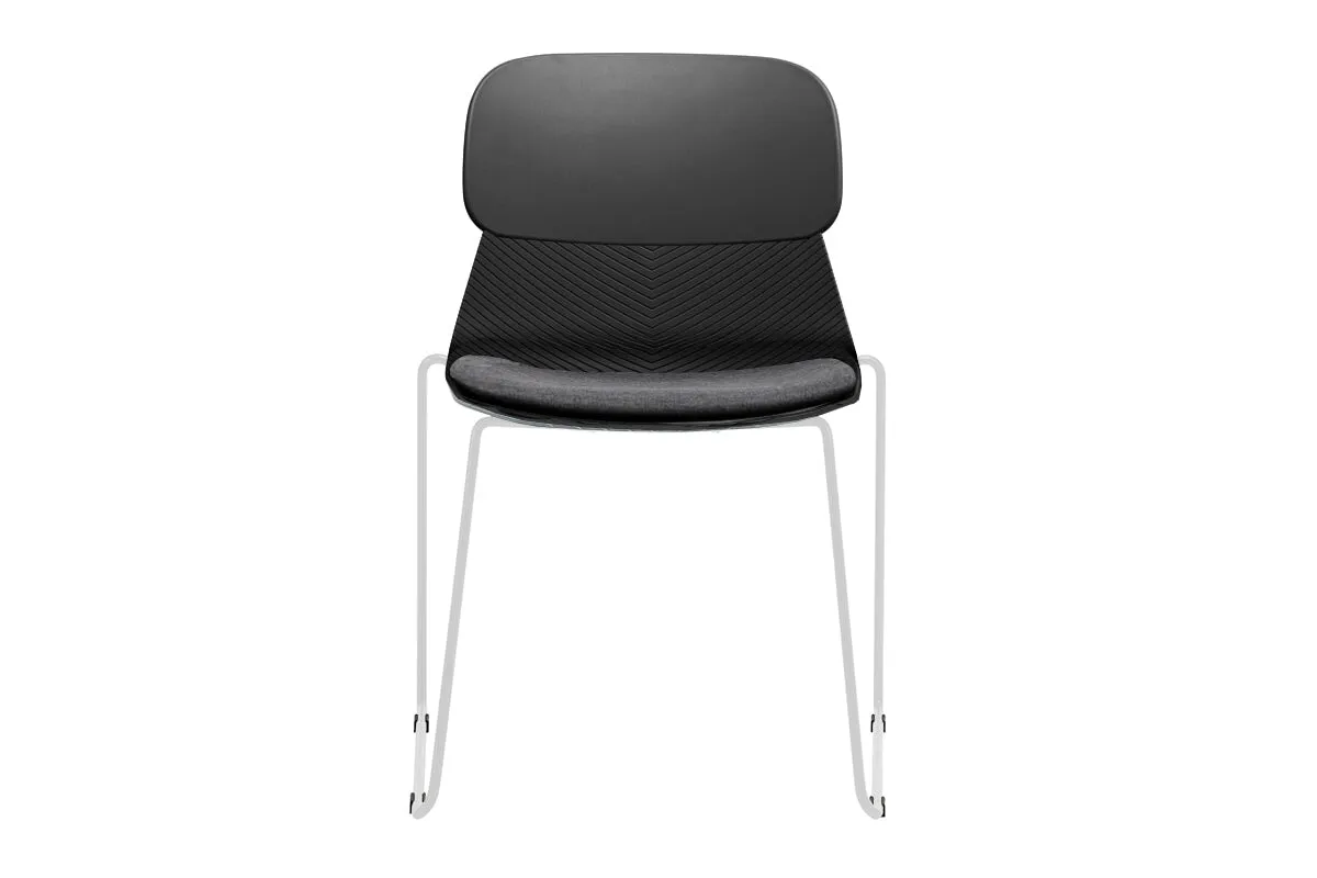 Sammy Plastic Chair - Sled Base
