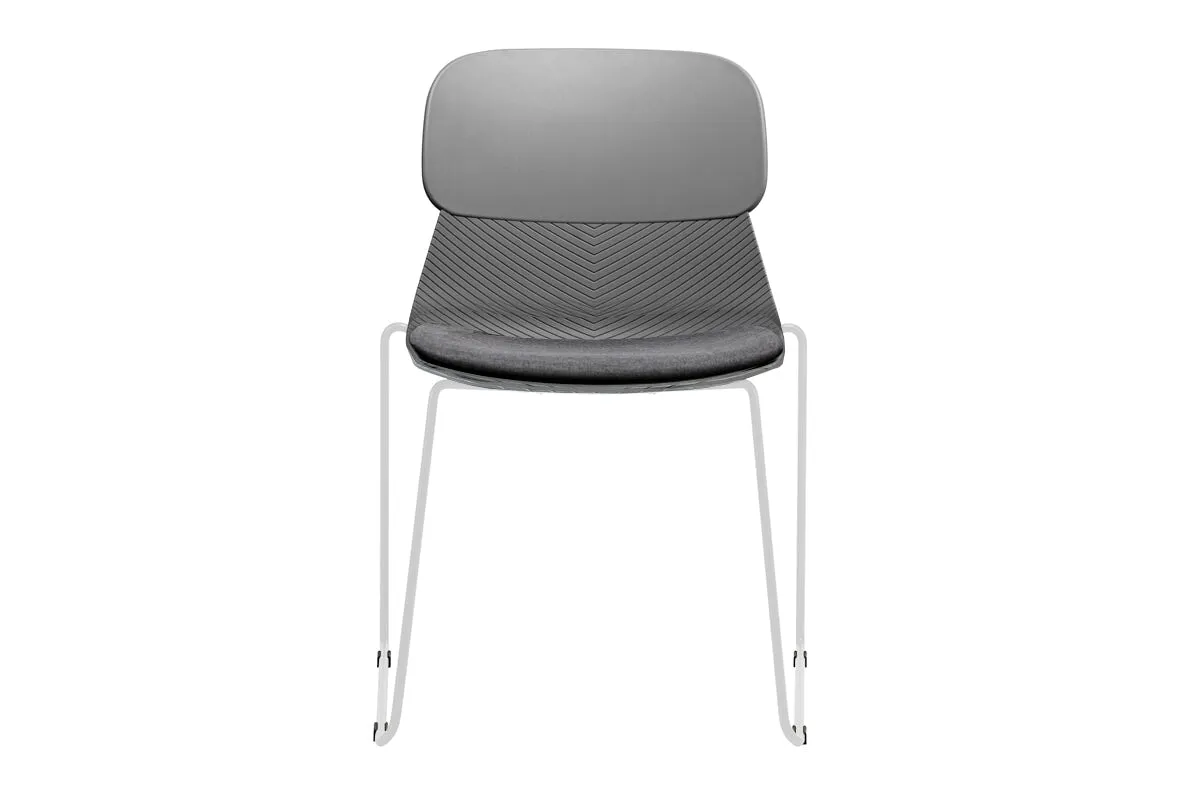 Sammy Plastic Chair - Sled Base