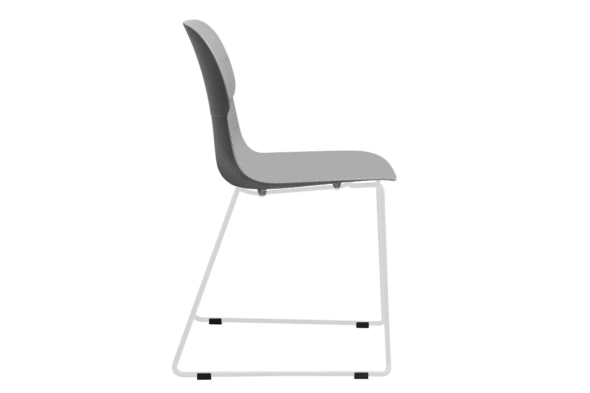 Sammy Plastic Chair - Sled Base