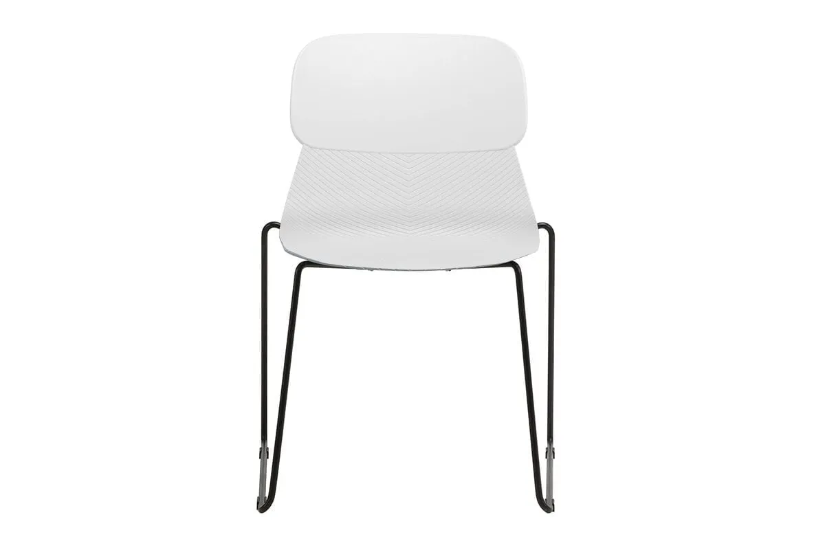 Sammy Plastic Chair - Sled Base