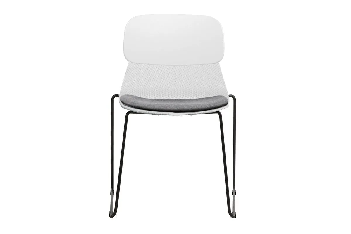 Sammy Plastic Chair - Sled Base