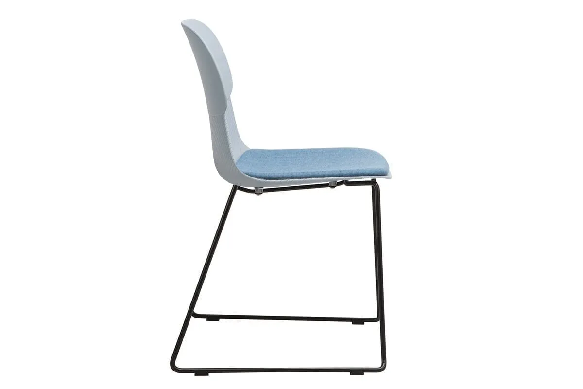 Sammy Plastic Chair - Sled Base