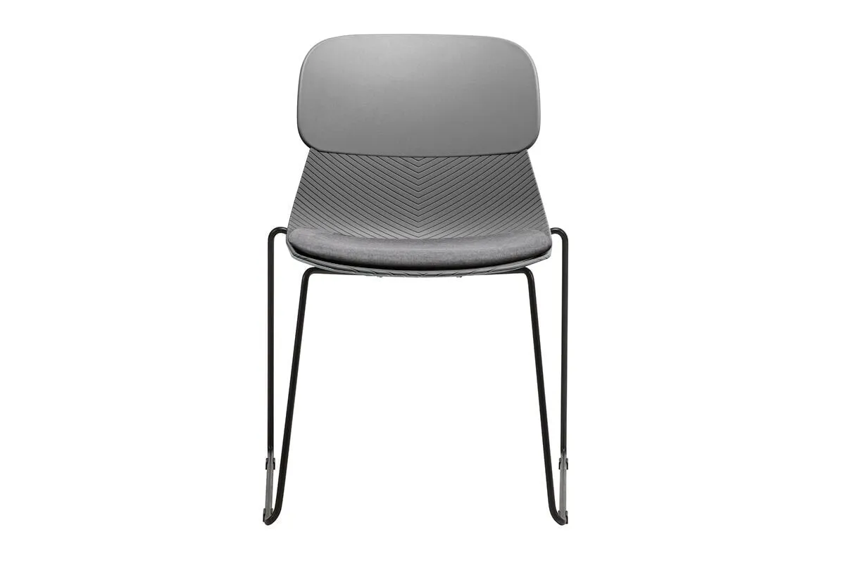 Sammy Plastic Chair - Sled Base