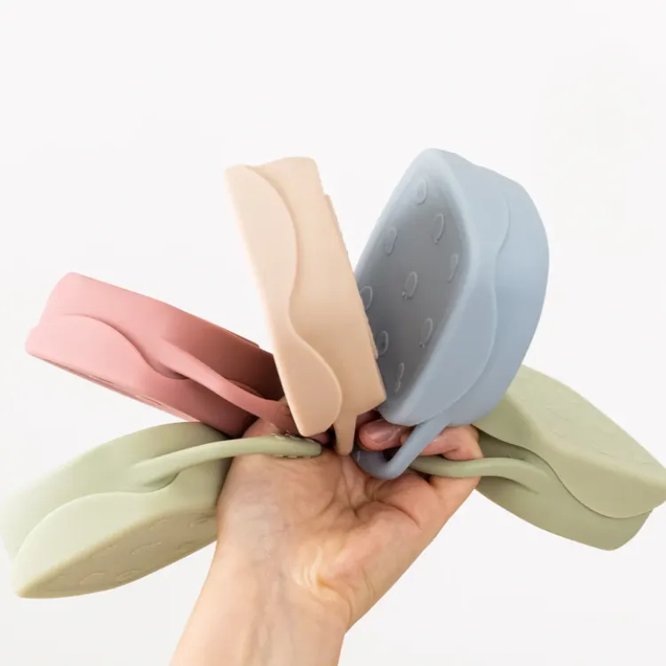 Silicone Foldable Snack Cup | Beige