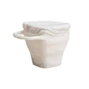 Silicone Foldable Snack Cup | Marble