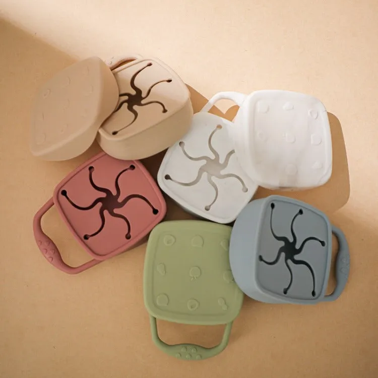 Silicone Foldable Snack Cup | Marble