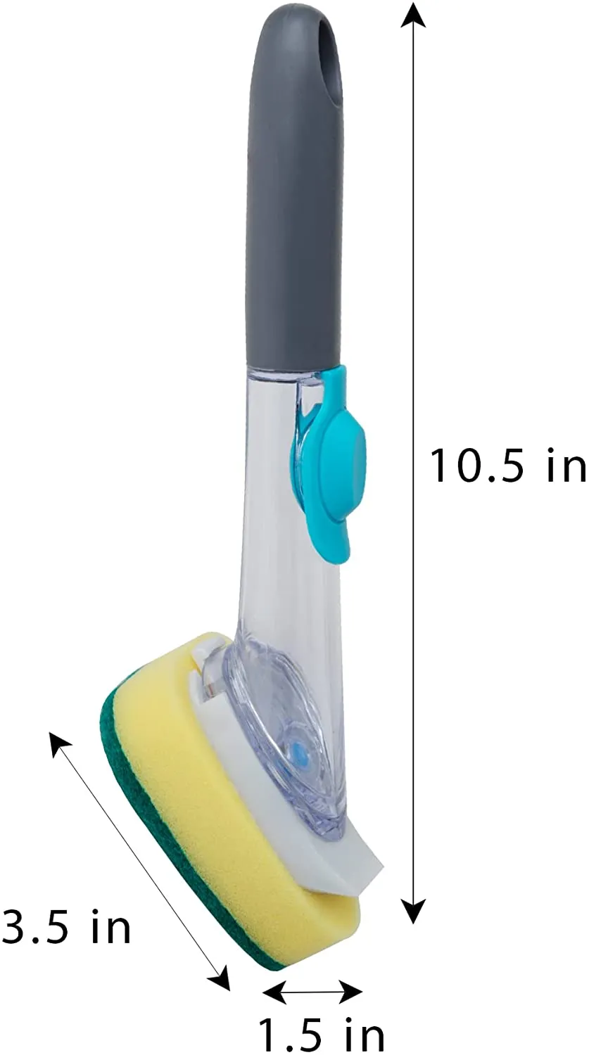 Soap Dispensing Dish Wand with Replaceable Head