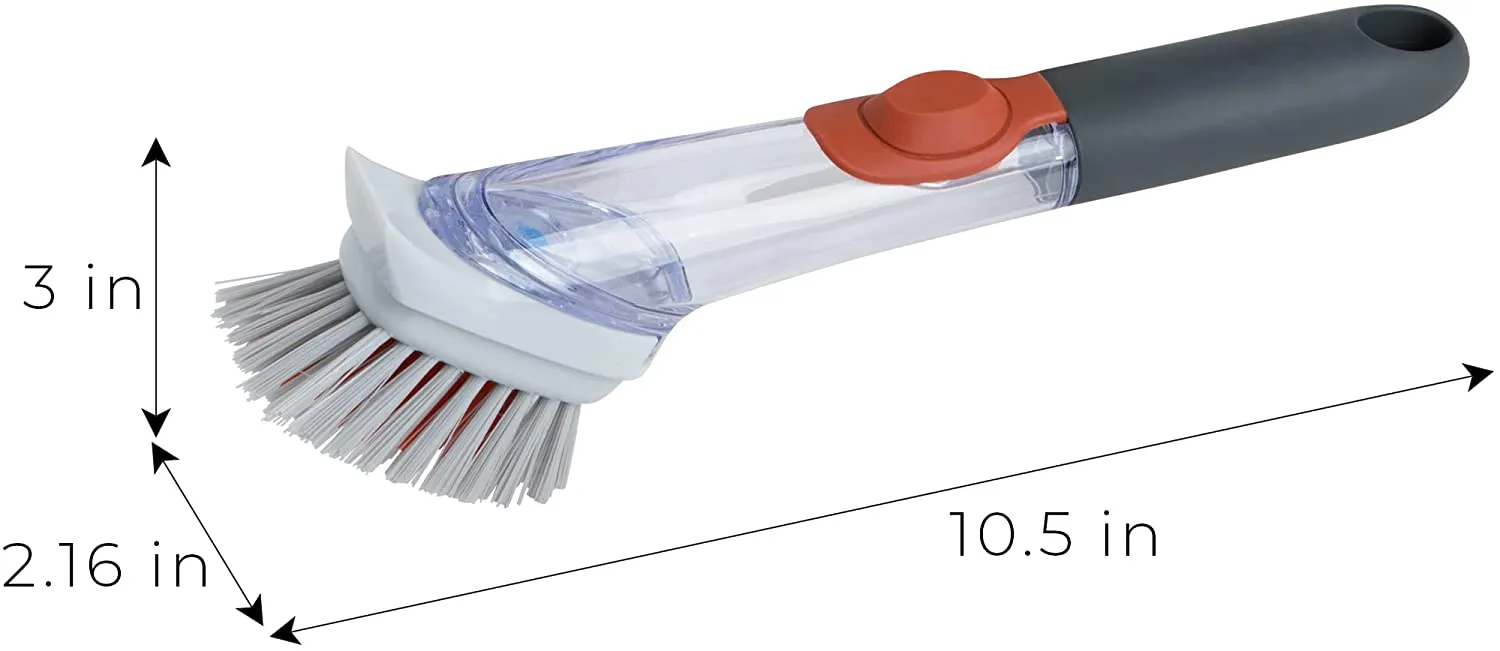 Soap Dispensing Dish Wand with Replaceable Head