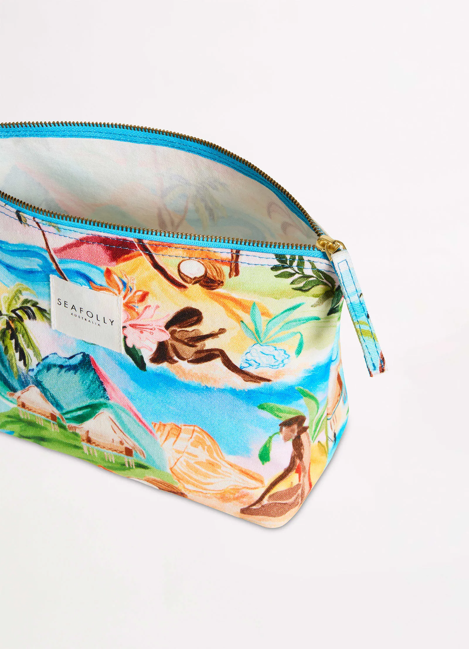 South Pacific Pouch Bag - Turquoise