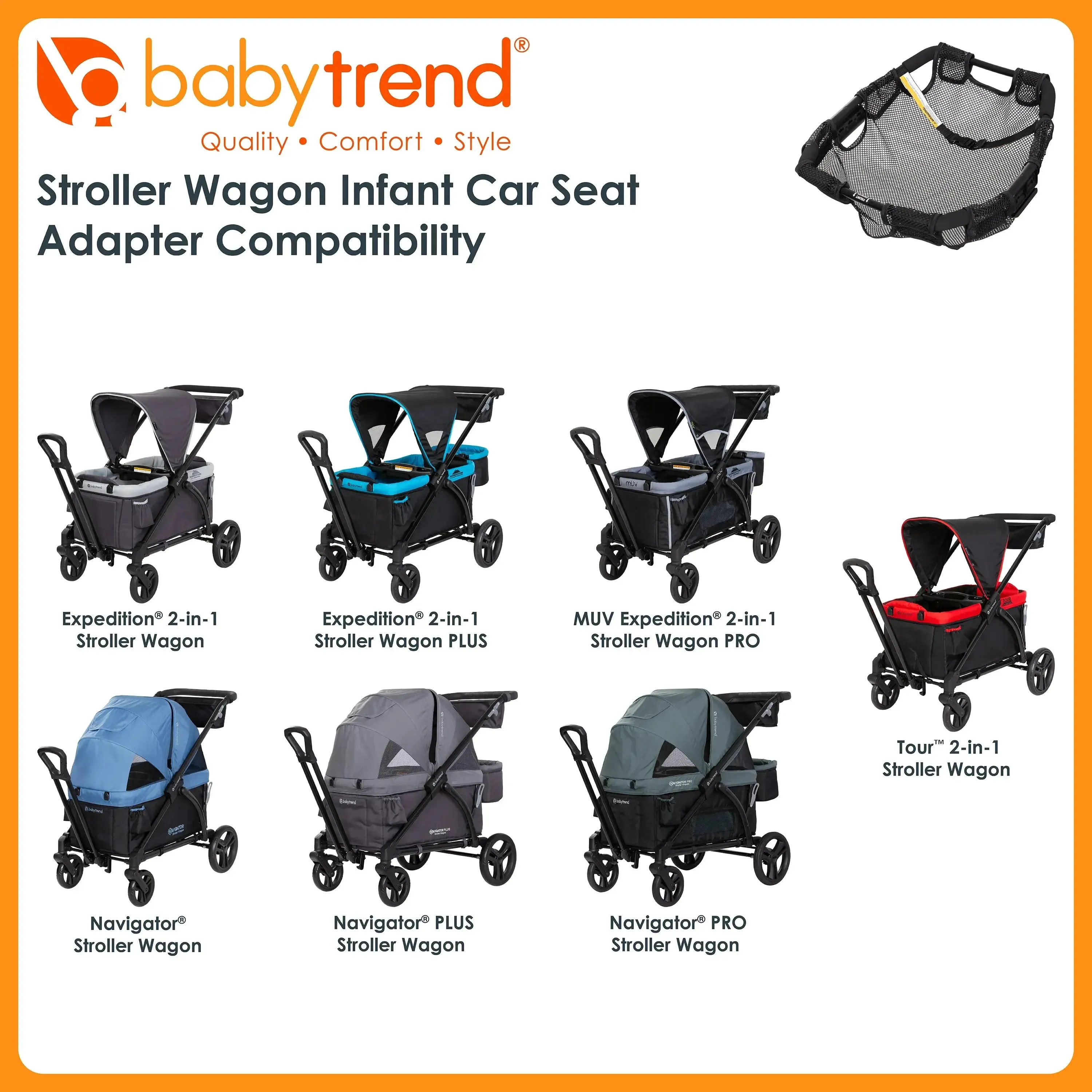 Stroller Wagon Infant Car Seat Adapter