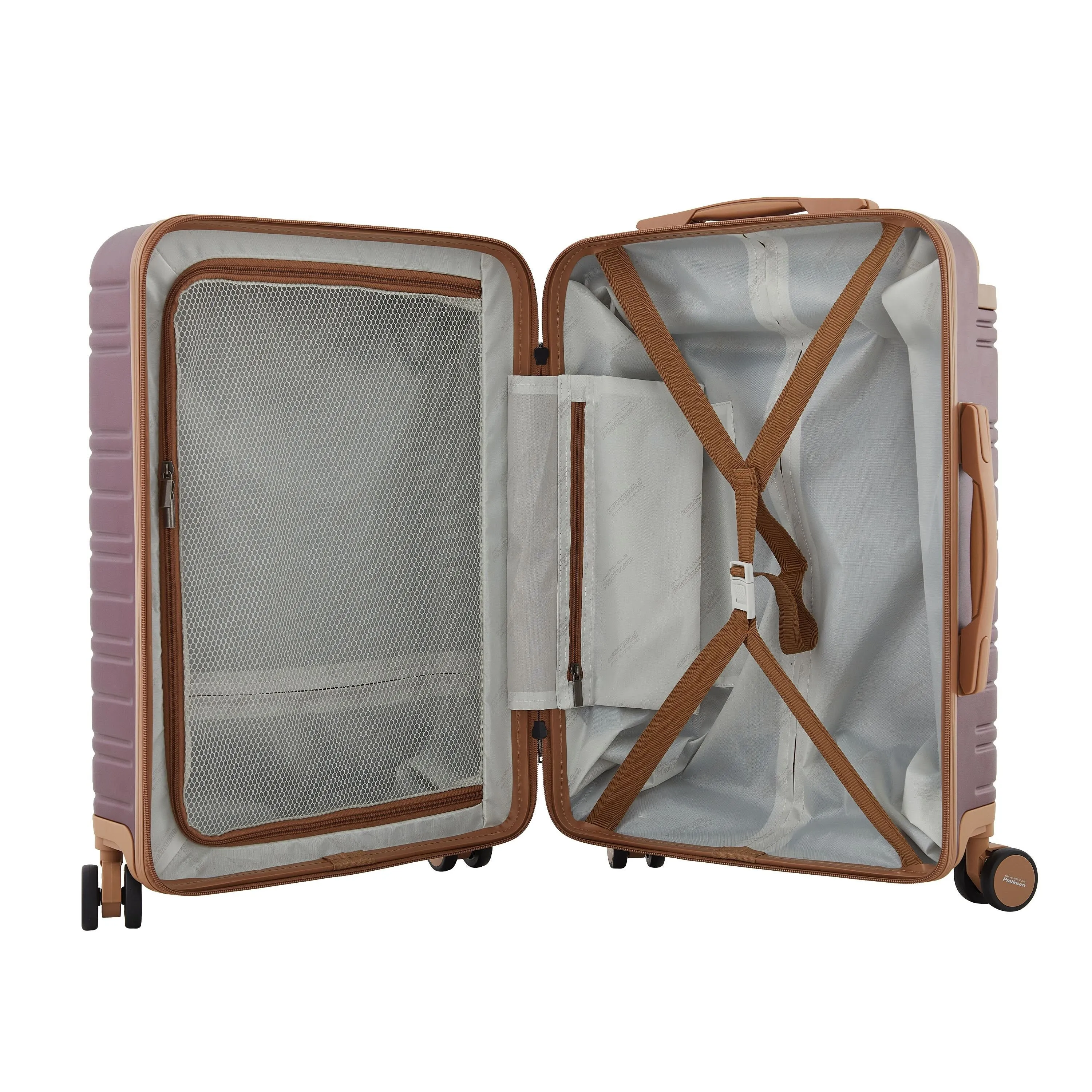 Travelers Club Navigate 2 Piece Hardside Spinner Luggage Set