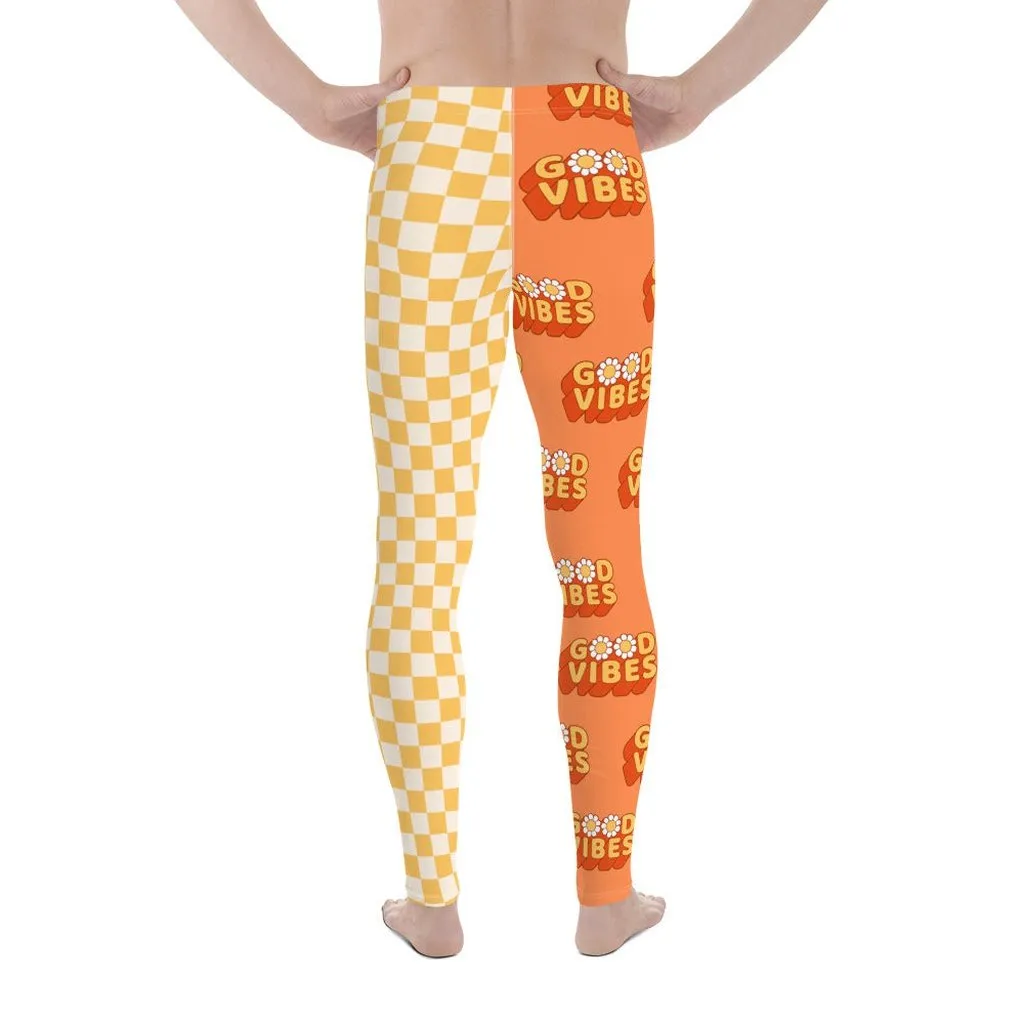 Two Patterned Hippie Men's Leggings