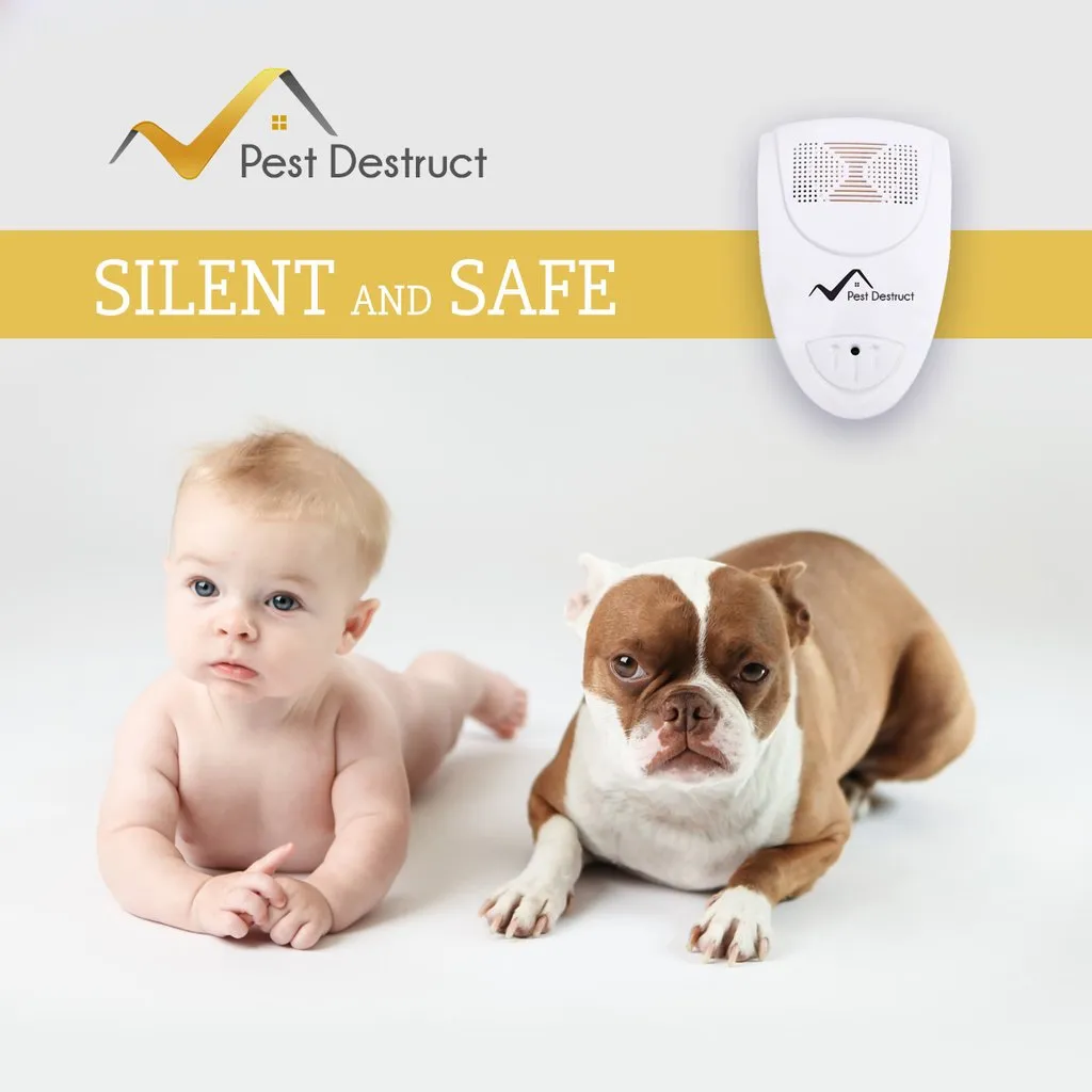 Ultrasonic Bed Bug Repellent PACK of 2 - Get Rid Of Bed Bugs In 48 Hours Or It's FREE