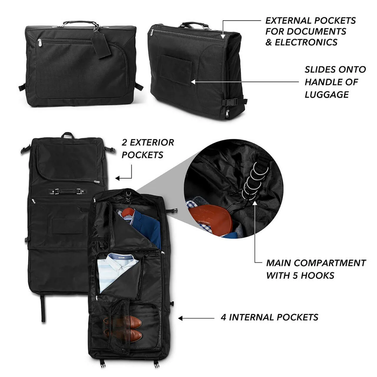 Washington Commanders 18" Carry On Garment Bag