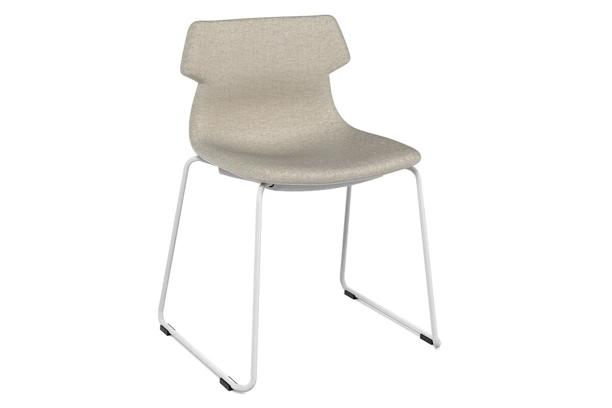 Wave Fabric Visitor Chair - Sled Base