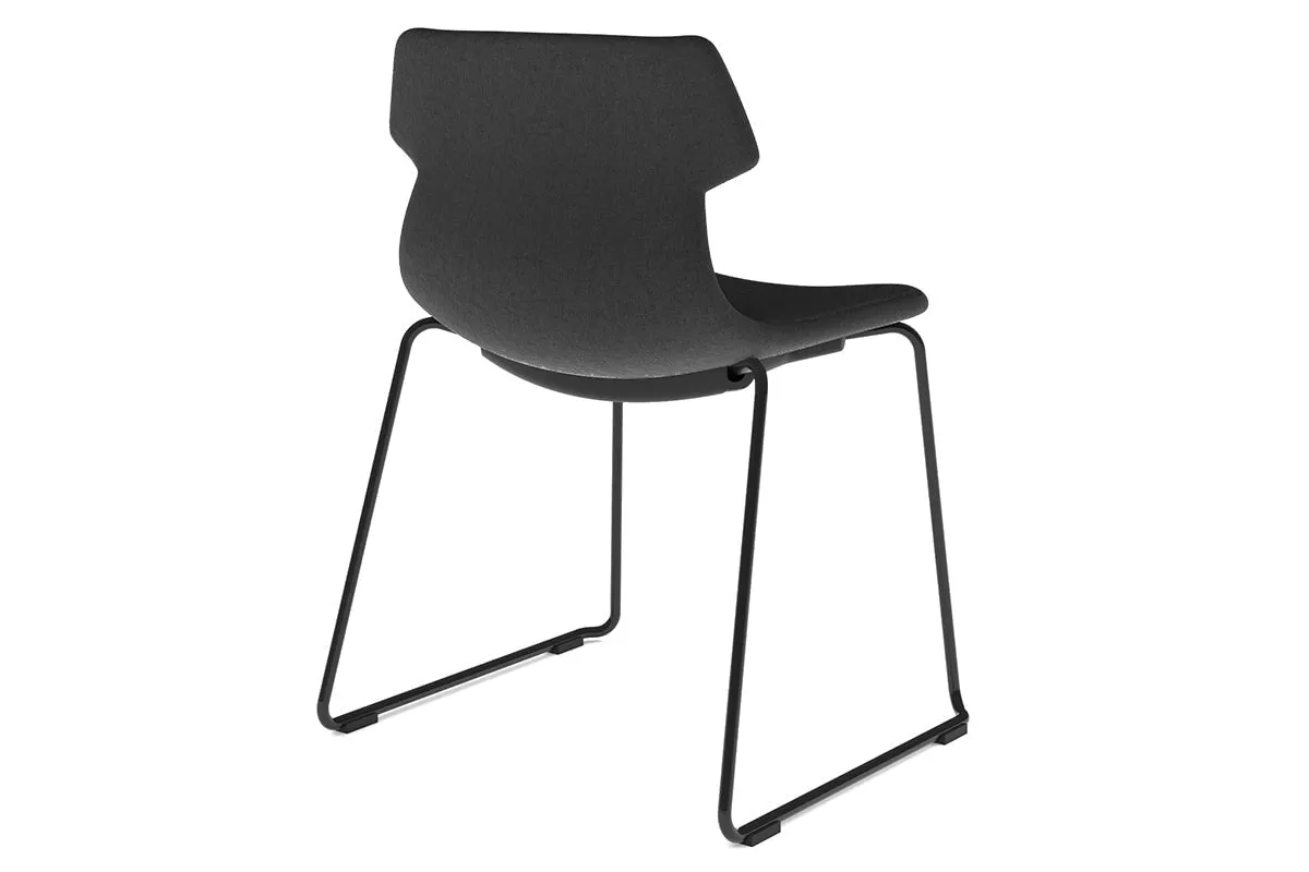 Wave Fabric Visitor Chair - Sled Base
