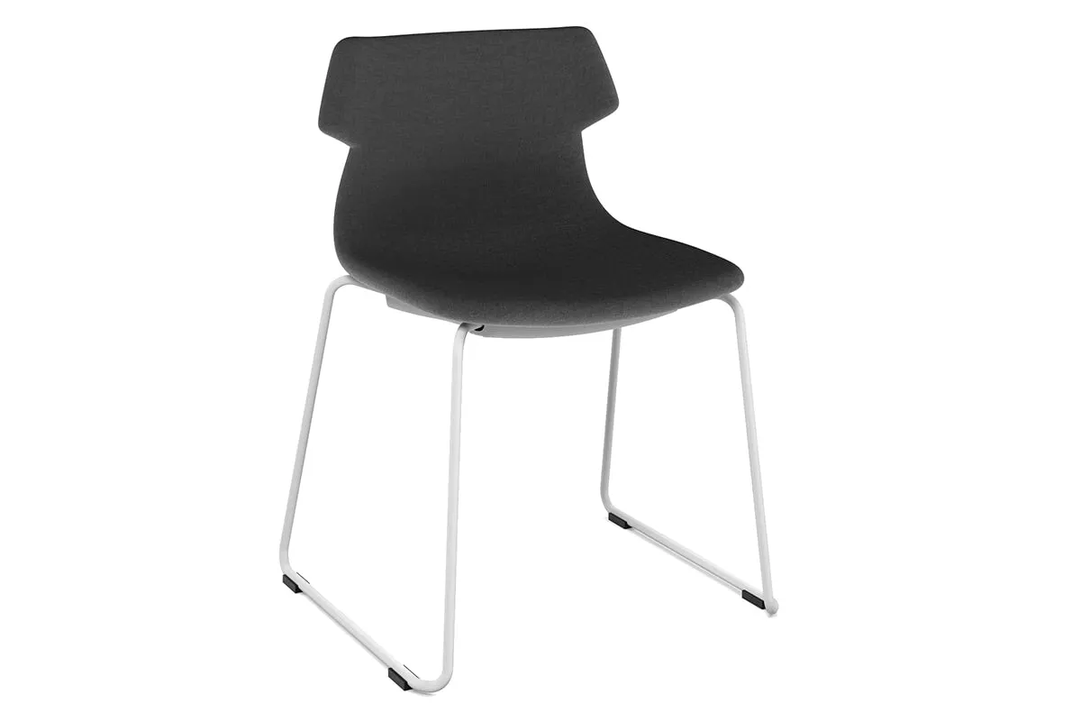 Wave Fabric Visitor Chair - Sled Base