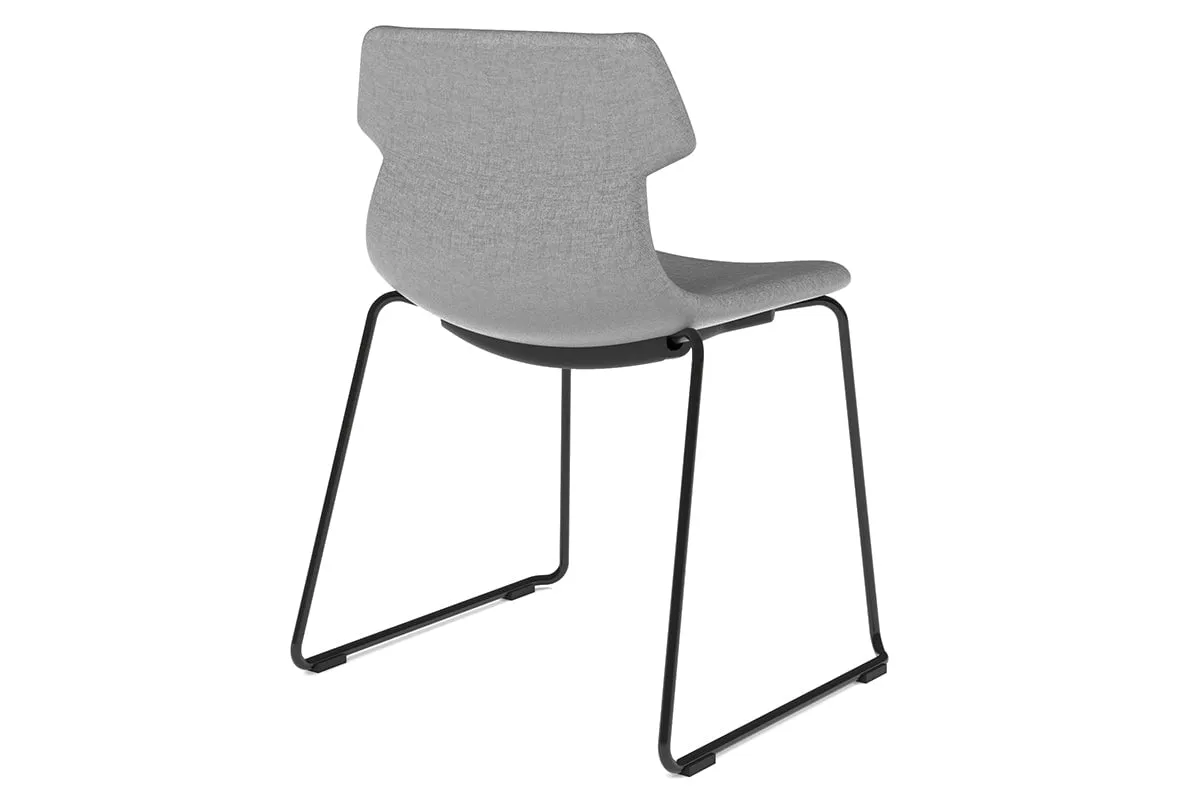 Wave Fabric Visitor Chair - Sled Base