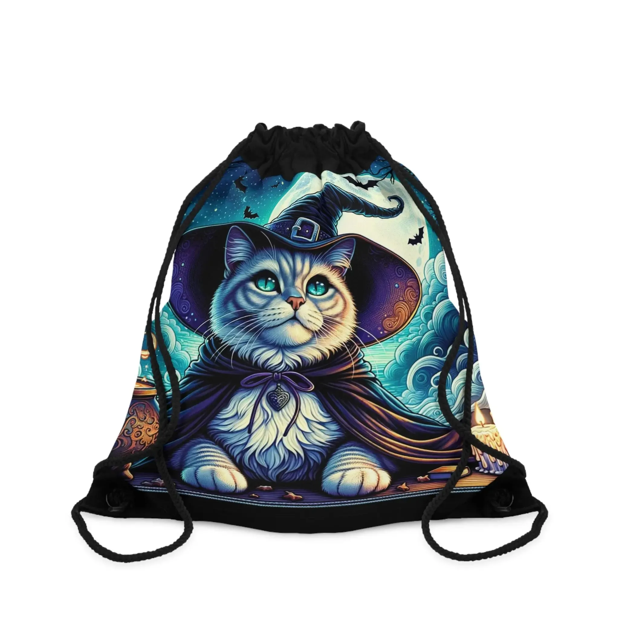 Witchy Cat - Drawstring Bag